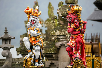 Dvarapala in Hindu temple, Bali, Indonesia