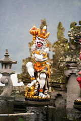 Fototapeta premium demon statue in Hindu temple