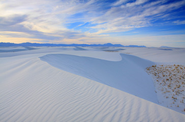 Fototapeta na wymiar White Sands National Monument New Mexico.