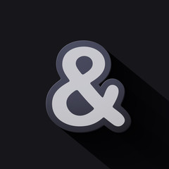 Volume icons symbol: ampersand