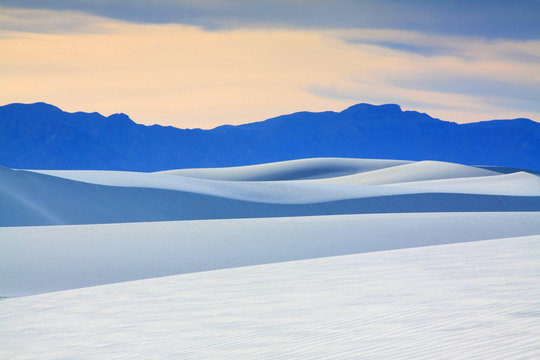White Sands National Monument New Mexico.
