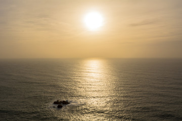 ロカ岬に沈む夕日