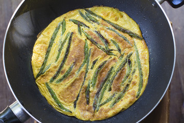 Green Peas Omelette