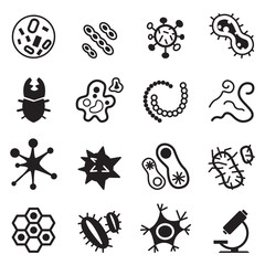 Virus icon Set