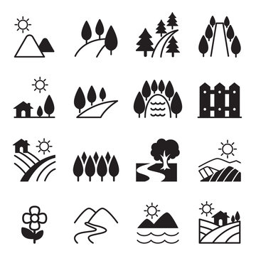 Landscape Icon Set