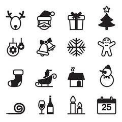 Basic Christmas  icons Set