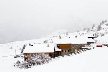 case e strade in montagna - Val d'aosta
