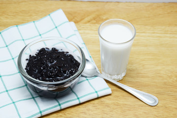 Thai dessert in coconut milk