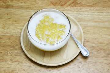Thai dessert in coconut milk
