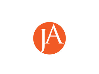 Double JA letter logo