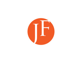 Double JF letter logo