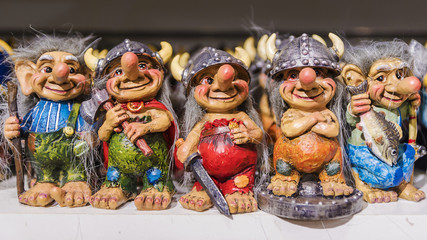 Scandinavian trolls souvenirs Sweden