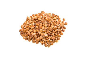 buckwheat groats isolated