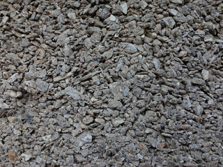 Gravel Stone wall Background with Plenty of Copy Space