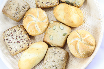 Breads and buns assortment