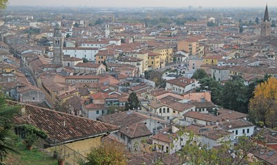 Obraz premium aerial view of Verona, Italy