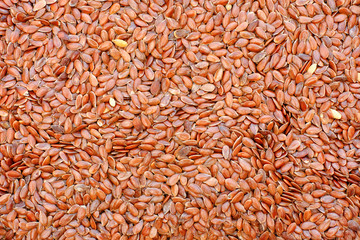 Flax seeds background