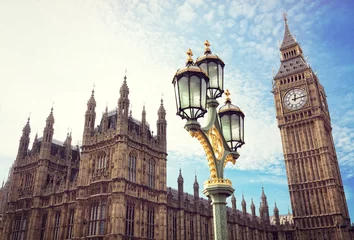 Fotobehang Big Ben en de parlementsgebouwen in Londen © Brian Jackson
