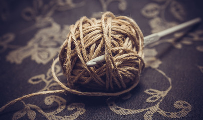 Yarn and crochet hook