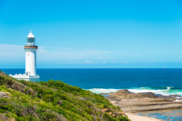 Fototapeta na wymiar Norah Head lighthouse, Australia