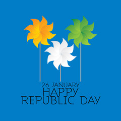 creative republic day concept vector 
