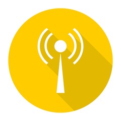 Wi-Fi Icon with long shadow