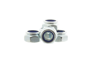 Nuts isolated on white background.