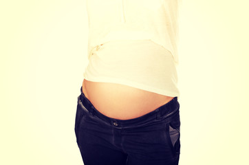 Pregnancy woman belly
