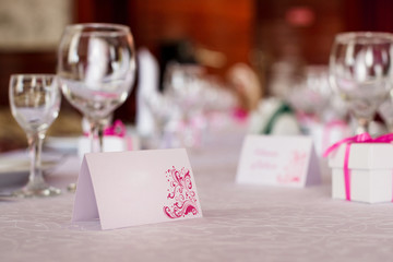 A guest card