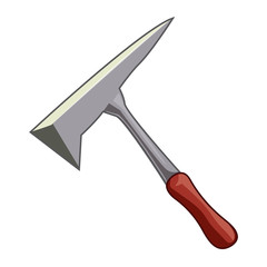 pick axe isolated illustration