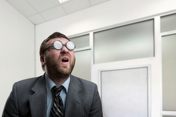 Surprised businessman