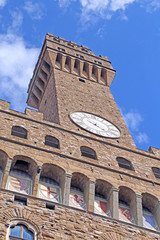 Fototapeta premium Florence Italy Historic palace called Palazzo Vecchio