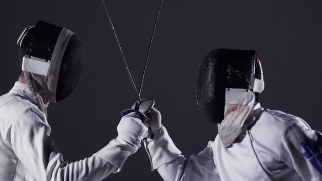 Fencing - Fencers in Action