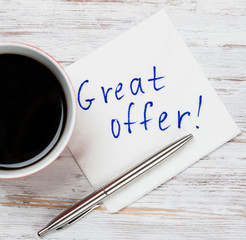 Time for cup of coffee