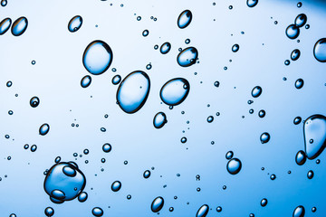 Bubble abstract water gel texture.