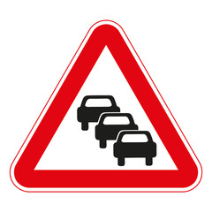 Warning traffic signs
