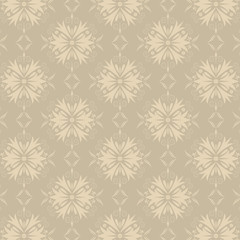 Vintage seamless floral wallpaper.