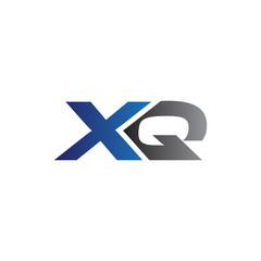 Simple Modern letters Initial Logo xq