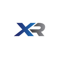 Fototapeta premium Simple Modern letters Initial Logo xr