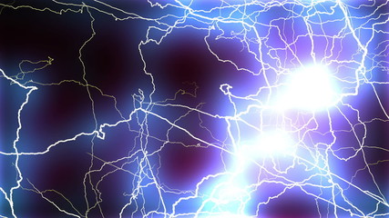 lightning - electric discharge in laboratory