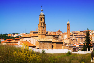 Historical part of Tarazona in   day time. Zaragoza