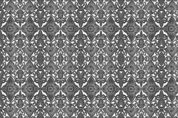 Antique wood sculpture on white background