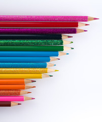 Fototapeta premium colorful pencils background