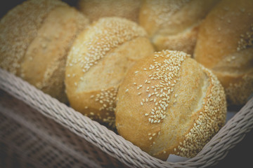  bread in the basket