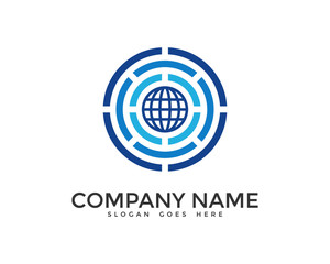 World Vision Technology Logo Design Template