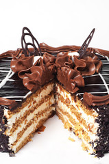 Delicious chocolate cake