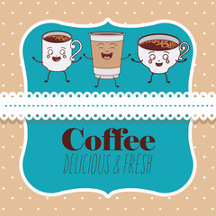 delicious coffee design 