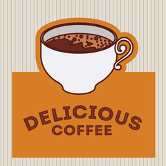 delicious coffee design 