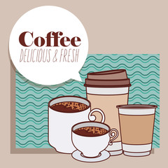 delicious coffee design 