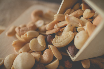 Fresh roasted cocktail nuts